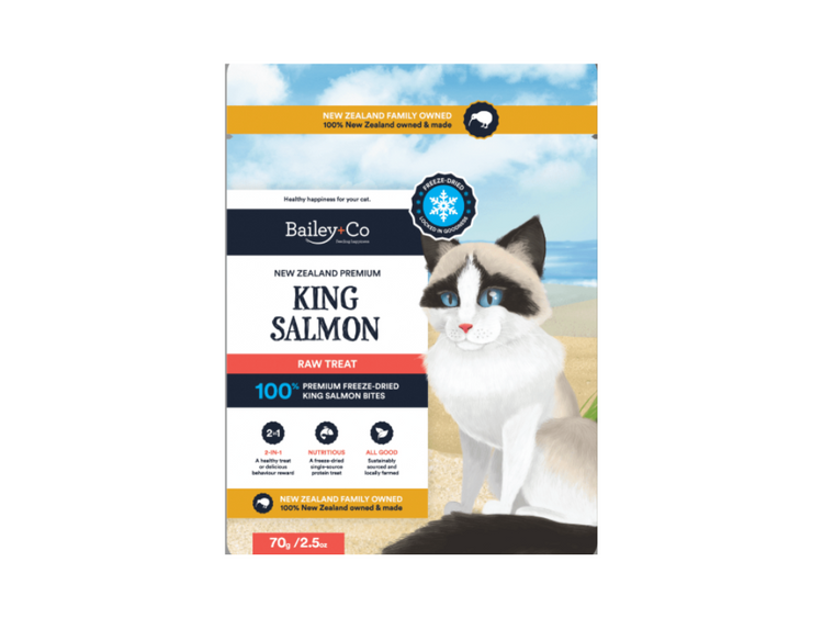 Bailey + Co Cat King Salmon Bites 70g