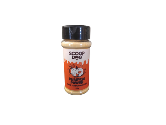 Scoop Dog Pumpkin Power Topper