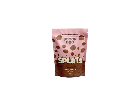 Scoop Dog Splats Choccy Bites 100g